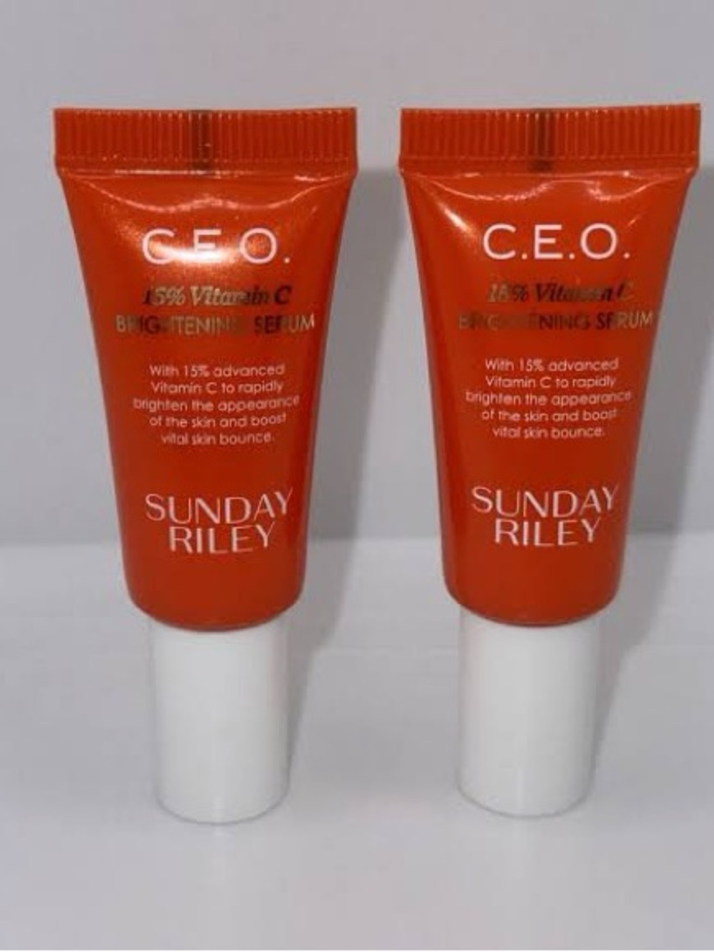 Sunday Riley  C.E.O. 15% Vitamin C Brightening Serum 5ml (BUNDLE OF 2)